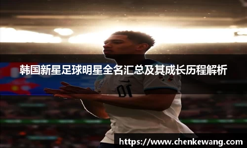 韩国新星足球明星全名汇总及其成长历程解析